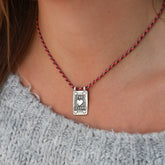 Halskette der Liebenden aus Silber